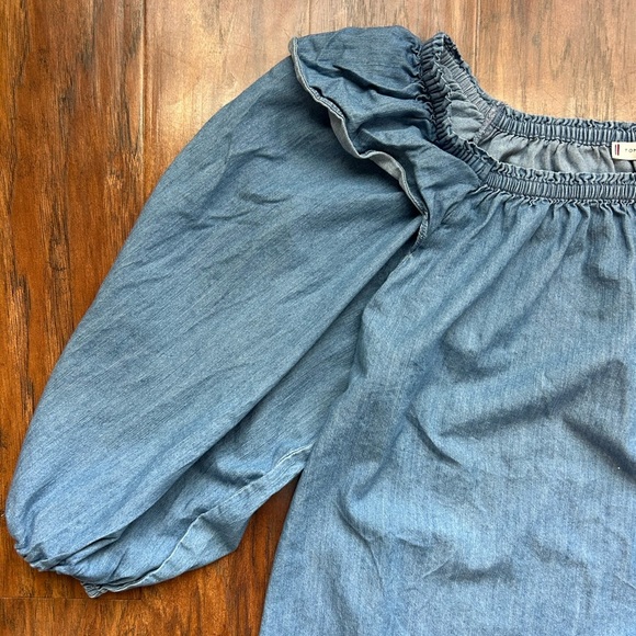 Tommy Hilfiger Classic Women’s Size Medium Denim Dress With Logo - Picture 4 of 7